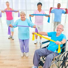 8 arthritis-friendly exercises. Senior Activities, Chair Exercises, Senior Health, Exercise Tips, Senior Fitness, Medical Prescription, A Chair, Physical Therapy, Getting Out