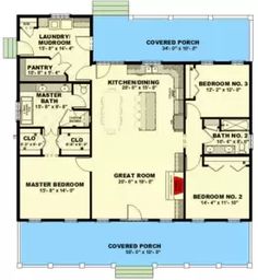 the floor plan for a two story house with an attached bathroom and living room area