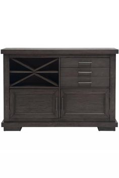 an entertainment center with drawers and doors