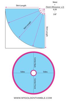 a diagram showing the height and width of a round object with an arrow pointing to it