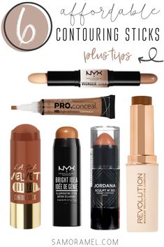 Best Revolution Makeup Products, Makeup Contour Products, What Makeup To Use For Contouring, Contour Products Best, Drugstore Contouring Products, Great Makeup Products, Makeup Products Recommendations, Best Cream Makeup Products, Recommended Makeup Products