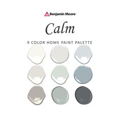 the color scheme for calm paint