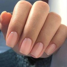 YOSOMK Natural Nude Press on Nails Short Square Fake Nails Translucent Glossy Stick on Nails Acrylic Glue on False Nails for Women Unghie Sfumate, Stylish Nails Designs, Her Nails, Nagel Inspo, Pink Nail, Short Nail Designs, Stick On Nails, Short Acrylic Nails, Powder Nails