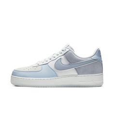 Nike Air Force 1' 07 LV8 2 Men's Shoe - Blue Custom Af1, Nike Shoes Air Force, Jordan Shoes Girls, Sneakers Collection, All Nike Shoes