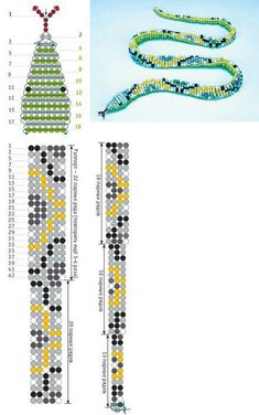 the diagram shows how many different beads are arranged