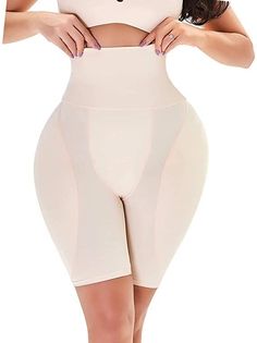 POP CLOSETS Women Shapewear Butt Lifter Body Shaper Panties High Waist Hip Padded Enhancer Booty Lifter Tummy Control Panty Hips Dips, Fashion Attire, Amazon Women, High Waisted Shorts