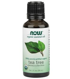 The Organic Tea Tree Essential Oil gives a warm and spicy scent. Use this to cleanse and purify as a natural beauty and cleaning product.
Features

Tea Tree essential oil.
Potent warm and spicy aroma.
Made with 100% pure and organic essential oils.
Ideal for air diffusion and skin care needs.
Can be used as a facial serum or balancing mist.
Safety Notes:
- If pregnant or lactating, please consult a health care practitioner before using.
- For external use only.
- Avoid contact with eyes.
- Keep out of reach of children.
Details

Scent: Tea Tree
Promotes: Cleansing, Purifying, Renewing
Dosha Balance: Balances Pitta, Balances Kapha 
Ingredients: Organic Tea Tree Oil (Melaleuca Alternifolia).
Uses: For aromatherapy use; for all other uses, carefully dilute with a carrier oil prior to use.
Siz Teeth Gap, Am Skincare, Oils For Dandruff, Pm Skincare, Now Essential Oils, Grapefruit Oil, Agent Orange, Facial Treatments, Home Fragrance Accessories