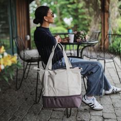 A fun colorblock premium weekender duffel bag that's available in eco-friendly sustainable materials. Extremely versatile, durable, and high-quality. Designed for travel, but perfect for any kind of situation. Suitcase Handle, Recycled Canvas, Sustainable Materials, Weekender Bag, Duffel Bag, Bag Making, Color Blocking, Handles, Eco Friendly