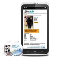 the pethub app is displayed on an iphone