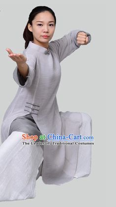 Top Kung Fu Costume Martial Arts Kung Fu Training Uniform Gongfu Shaolin Wushu Clothing for Men Women Adults Children Kung Fu Women, Female Kung Fu, Kung Fu Poses, Martial Arts Outfit, Kung Fu Clothing, Kung Fu Training, Tai Chi Clothing, Tai Chi Qigong