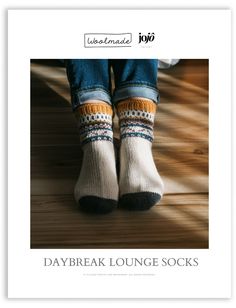 Daybreak Lounge Socks Pattern Download Colorwork Socks, Layette Pattern, Baby Socks Pattern, Stylish Knitwear, Baby Romper Pattern, Merchant Mills, Dog Sweater Pattern, Embroidery Crochet, Brooklyn Tweed