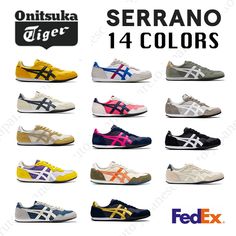 #ad Great shopping ideas for [NEW] Onitsuka Tiger SERRANO 14Colors Sneakers 1183B400 Size US 4-14, Mens Shoes Onitsuka Tiger Serrano, Onitsuka Tiger Mens, Tiger Shoes, Asics Tiger, Shoes Names, National Holidays, Onitsuka Tiger, Shopping Ideas, Saturday Sunday