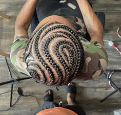 Ladeey Hairstyles, Simple Men’s Braids, Unique Braids For Men, Swirl Cornrows Men, Cornrow Braid Designs For Men, Cornrow Hairstyles For Men Design, Straight Cornrows, Men’s Cornrow Styles