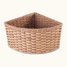 an empty basket is shown on a white background