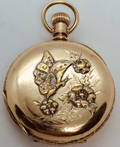 Check out this stunning antique Waltham 1893 Pocket Watch! This size 6s timepiece features a 14k gold and gold-filled case with a polished finish. It runs smoothly and has 7 jewels. The double hunter closure adds to its charm. Perfect accessory for the stylish man. #Waltham #AntiquePocketWatch #MechanicalWatch #Vintage #Timeless #Gold #PocketWatch #DoubleHunter #1893 #MenAccessories  #DoubleHunter #Waltham #Goldfielld #Gold #YellowGold #GoldFilled #eBayStore #PocketWatch #shopvintage80 #shop Victorian Gold Watch With Chronometer, Victorian Style Gold Watch With Chronometer, Antique 14k Stamped Watches, Antique 14k Stamped Round Watches, Victorian Engraved Gold Watches, Antique Yellow Gold Round Jewelry And Watches, Antique Yellow Gold Pocket Watch Collectible, Antique Gold Watches With Chronometer, Antique Gold Collectible Watch