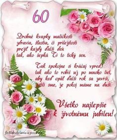 a birthday card with pink roses and daisies