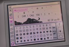 a computer screen with the words princess story written on it