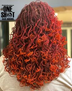 Sisterlocks Color, Styled Locs, Microlocs Journey, Product For Natural Hair, Real Locs, Dyed Locs, Red Locs, Colored Locs