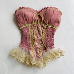 Vintage Corset Top, Corset Top Outfits, Royal Pink, Fairy Clothes, Fairy Fashion, Vintage Lingerie, Corset Style