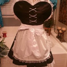 French Maid Apron 100%Cotton French Maid Apron, French Maid, Cheer Skirts, Cotton Dresses, Apron, Womens Sizes, Womens Dresses, Fashion Tips, Fashion Trends