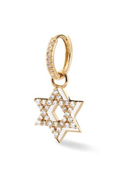 An iconic symbol reimagined in our signature enamel shadow style. This Star of David huggie features pavé white diamonds with your choice of enamel color. Alison Lou, Diamond Star, Star Of David, Jewelry Lover, White Diamonds, Diamond Pendant, Diamond White, Colored Diamonds, Gold Diamond