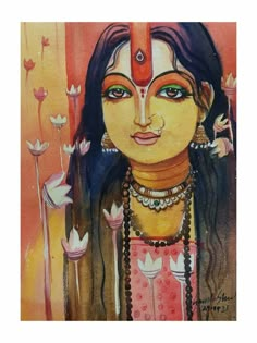 Swarasati Devi Drawing, Durga Art Paintings, Durga Art, Maa Paintings, Durga Maa Paintings