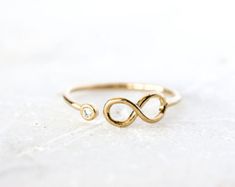 Knotted Ring Gold-Filled | Etsy Infinity Shape Stackable Fine Jewelry Rings As Gift, Fine Jewelry Infinity Stackable Rings As Gift, Fine Jewelry Stackable Infinity Rings As Gift, Gold Infinity Promise Stackable Rings, Gold Infinity Stackable Rings For Wedding, Adjustable Infinity Stackable Rings For Anniversary, 14k Gold Infinity Stackable Rings For Anniversary, Adjustable Infinity Stackable Anniversary Rings, Gold Infinity Promise Jewelry