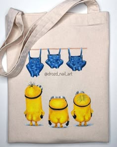 Роспись на ткани Tshirt Painting Ideas, Wax Painting Art, Minion Bag, Handpainted Tote Bags, Typography Shirt Design, Painted Clothes Diy, Fabric Painting On Clothes, Anime Boy Hair, Handpainted Bags