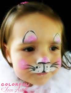 easy face painting ideas - Bing Images Mouse Face Paint, Bunny Face Paint, Easter Face Paint, Face Painting Halloween