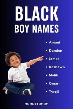 Discover a strong and unique African American boy name for your little one from our specially curated list. Combining biblical, cultural, and modern influences, these names offer something truly special beyond the ordinary. Our list includes black boy names inspired by icons of music and entertainment, providing a unique touch that sets it apart! African American Boy Names, Black Baby Boy Names, Black Boy Names, American Boy Names, Short Boy Names, Exotic Baby Names, Strong Boys Names, Names For Boys List, List Of Girls Names