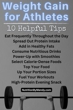 10 Weight Gain Tips for Athletes Weight Gain Meals For Teen Boys, Athletes Diet, Weight Gain Diet, Athlete Nutrition, Weight Gain Meals, Healthy Weight Gain, Simple Nutrition