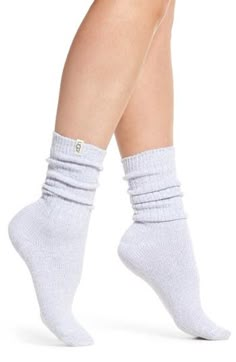 Soft, stretchy ribbed socks have a cozy slouchy fit through the ankles and reinforced heels and toes for durability. Polyester/spandex Machine wash, tumble dry Imported Women's Clothing Women Fuzzy Socks, Fkuffy Socks, Bridal Party Fuzzy Socks, Womens Fluffy Socks, Baby Blue Fluffy Socks, Hot Shoes For Fall 2022, Ugg Mini Boots Socks, Bridesmaid Fuzzy Socks, Ugg Ultra Mini With Socks