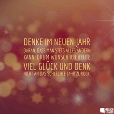 a red background with stars and sparkles in the middle, says denke im nen jahr