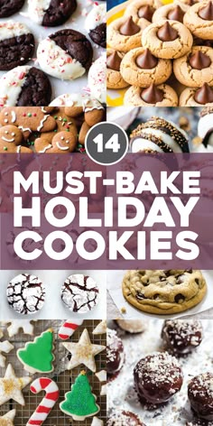 14 Must-Bake Holiday Cookie Recipes #baking #cookies #holidays #holidaycookies #christmascookies | pinchofyum.com Yummy Holiday Treats, Baked Holiday Treats, Christmas Treats And Cookies, Christmas Baking Exchange, Baked Good For Christmas Gifts, Favorite Christmas Treats, Christmas Bake Exchange Ideas, Xmas Goodies Holiday Treats, Desserts For Holiday Party