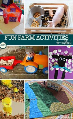 fun farm activities for toddlers to do at home or in the classroom with their animals