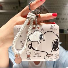 Cute Id Holder, Snoopy Accessories, Snoopy Products, Snoopy Wallet, Snoopy Keychain, Snoopy Merchandise, Snoopy Bag, Keychain Card Holder, Snoopy Items