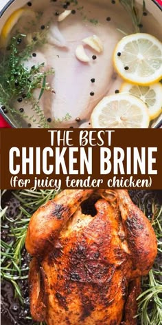 chicken brine Brine For Smoked Chicken, Brine For Fried Chicken, Best Brine For Chicken, Roast Chicken Brine, Best Chicken Brine, Chicken Breast Brine Recipe, Brine Whole Chicken