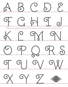 the alphabet is lined up and ready to be used in this drawing lesson for kids