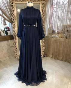 Fesyen Islam, Hijab Dress Party, Soiree Dress, Muslim Fashion Dress, Muslim Fashion Outfits, Muslimah Fashion Outfits, Dresses 2020, Chiffon Long Sleeve, Muslimah Fashion