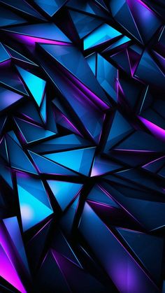 purple and blue abstract background with triangles