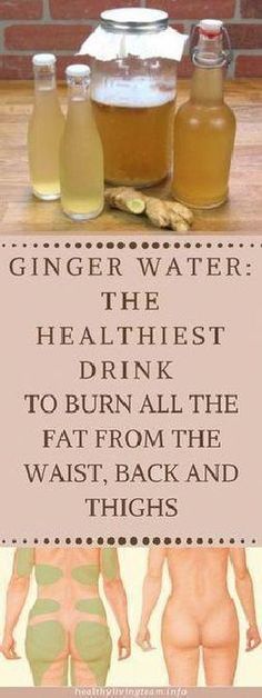 Ginger Water, Ginger Benefits, Health Drink, Health Info, Natural Medicine, Health Remedies, Herbal Remedies