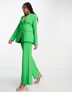 Co-ords by & Other Stories Part of a co-ord set Blazer sold separately High rise Belted waist Side pockets Wide leg Green Office Sets For Spring, Green Tailored Wide-leg Pantsuit, Green Tailored Wide Leg Pantsuit, Green Workwear Sets, Green Spring Suits For Office, Green Suits For Spring Office Wear, Green Spring Office Suits, Green Tailored Suits For Workwear, Tailored Green Pantsuit For Office