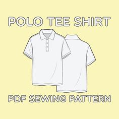 the polo tee shirt sewing pattern is easy to sew