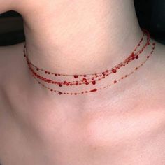 Blood Necklace, Vampire Necklace, Vampire Jewelry, Blood Drop, Zombie Costume, Blood Art, Fantasias Halloween, Fancy Jewelry, Halloween Jewelry