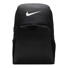 Nike Black Backpack For Back To School, Nike Black Standard Backpack, Nike Black Backpack For School, Nike Functional Standard Backpack, Nike Travel Standard Backpack, Functional Nike Standard Backpack, Nike Black Travel Backpack, Nike Black Backpack For Daily Use, Nike Rectangular Sports Backpack