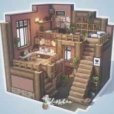 Small Room Ideas Minecraft, Small Minecraft Room Ideas, Minecraft Interior Aesthetic, Minecraft Aesthetic Building Ideas, Minecraft Small Interior Design, Minecraft Loft Ideas, Minecraft Room Aesthetic, Cute Minecraft House Interior, Minecraft Interior Builds