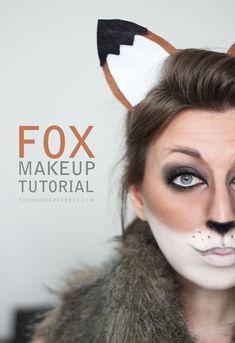 Fox Makeup Tutorial, Halloween Zombie Makeup, Wonder Forest