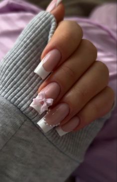 Simple Gel Nails, Girly Acrylic Nails, Acrylic Nails Coffin Short, Pink Acrylic Nails, Square Acrylic Nails