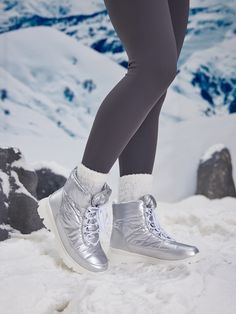 Silver Princess Charming, Reindeer Headband, Fashion Festival, Frozen Princess, Shoes Photo, Snow Boot, Snowy Day, Eva Sole, Daily Dress