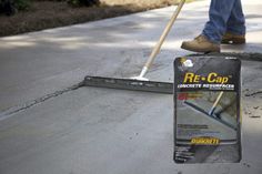 Designed to provide a shrinkage compensated repair material for making thin repairs to sound concrete in need of surface renewal. QUIKRETE Re-Cap 40-lb Concrete Resurfacer in Gray | 113147 Repair Concrete Driveway, Concrete Cracks, Concrete Refinishing, Mortar Repair, Driveway Resurfacing, Concrete Repair Products, Driveway Repair, Concrete Patio Makeover, Molding Ceiling